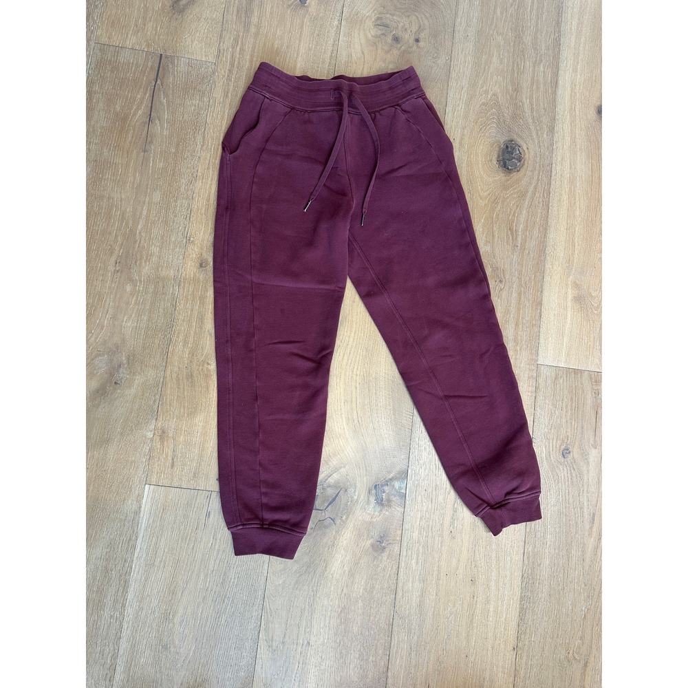 Lululemon Align High Rise Jogger Pants Burgundy Size 4 Casual Athleisure